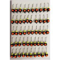 Мормышка  вольфрам шар 4 крашеный